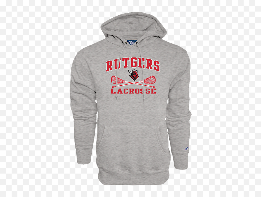 Official Rutgers Online Store Mascot Over Lacrosse Ringspun Hoodie Team Shop - Umbc Hoodie Png,Hoodie Png