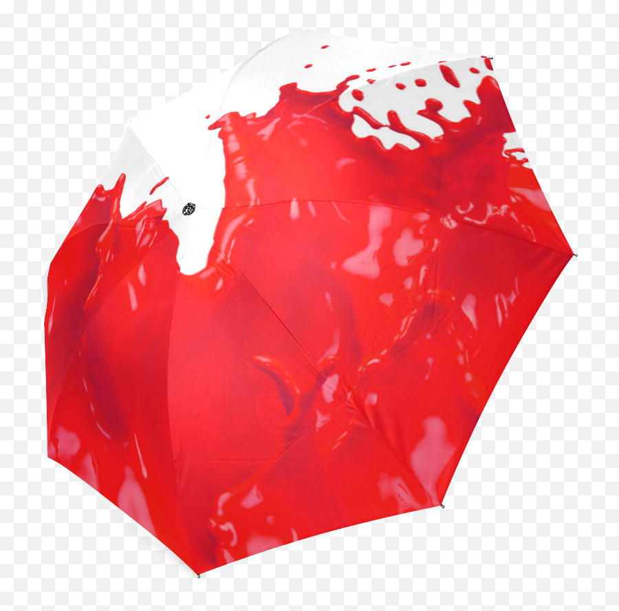 Glossy Red Paint Splash Foldable Umbrella Model U01 Id D334216 - Lovely Png,Red Paint Png
