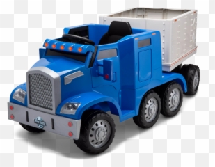 Semi - Truck And Trailer Kid Trax Semi Truck Png,Trailer Png