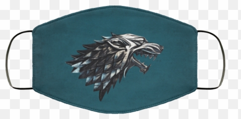House Stark Got Fabric Face Mask - Tested And Approved By Vault Tec Human Respiratory Device Png,House Stark Logo