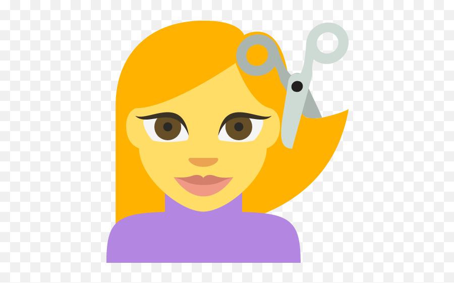 Haircut Emoji Emoticon Vector Icon - Haircut Emoji Emoji Png,Haircut Png