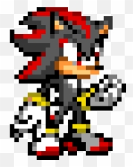 Editing Shadow Sonic Advancesonic Battle Pixel Art - Free png