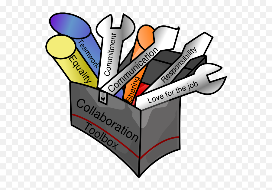 Collaboration Toolbox Clip Art - Vector Clip Clip Art Of Collaboration Png,Collaboration Png