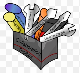 Collaboration Toolbox Clip Art - Vector Clip Clip Art Of Collaboration Png,Collaboration Png