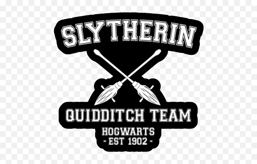 Slytherin Quidditch Hogwarts Sticker - Slytherin Quidditch Logo Png,Slytherin Logo Png