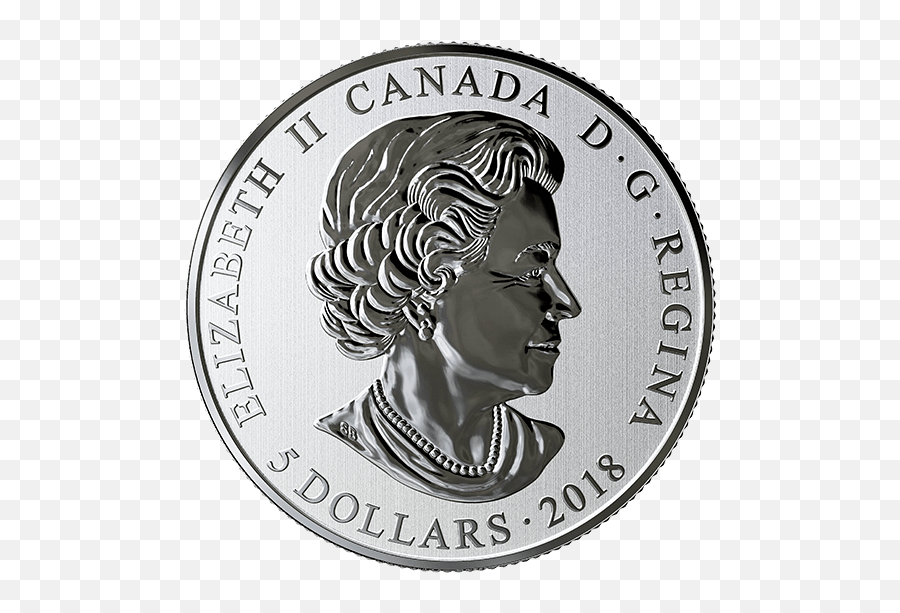 Canada 5 Dolares 2018 Hearts Aglow - Coin Png,Dolares Png