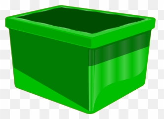 Container Box Green - Bins With Transparent Background png