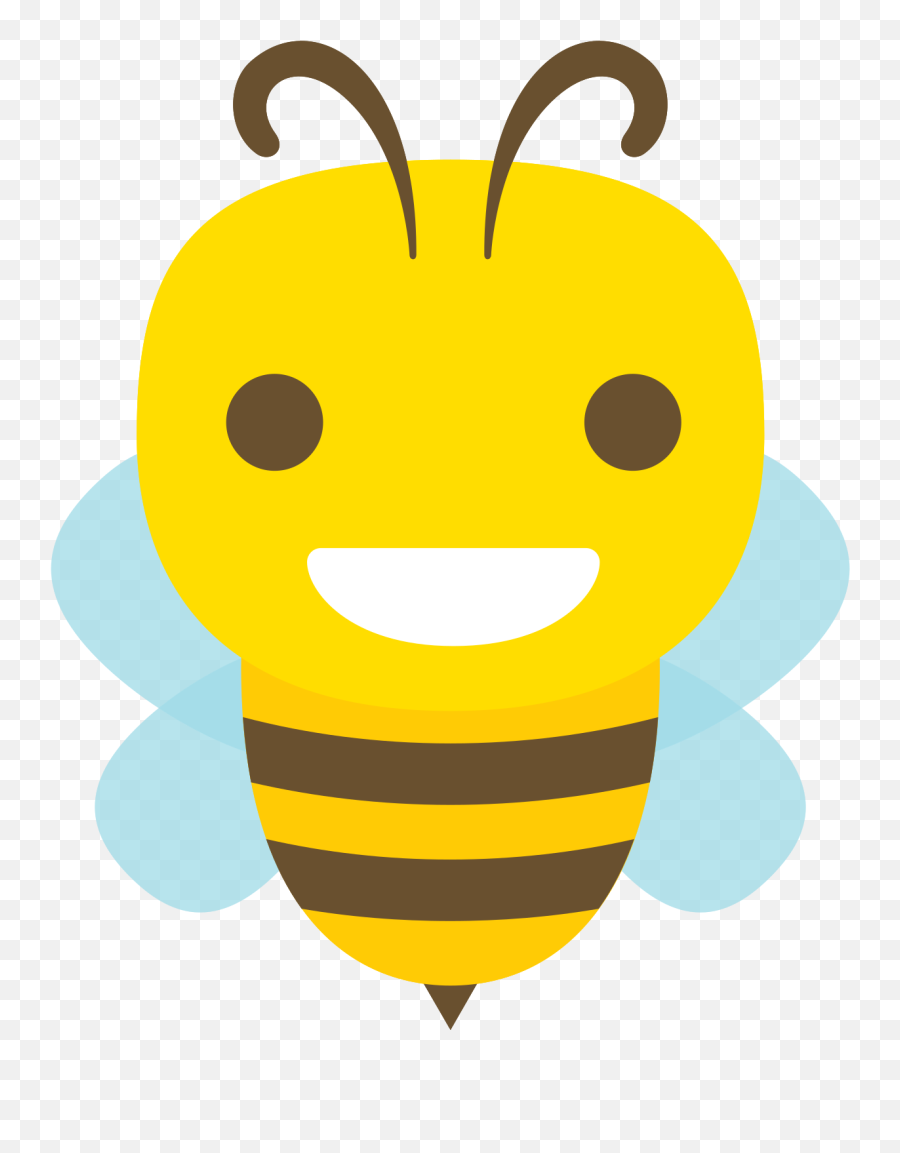 Free Emoji Bee Cartoon Laugh Png With - Transparent Angry Bee,Laugh Emoji Transparent
