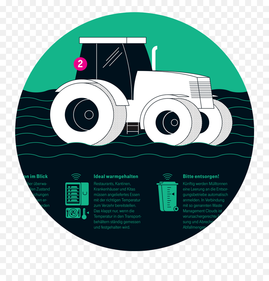 Connected Farming - Deutsche Telekom On Behance Tractor Png,Deutsche Telekom Logo