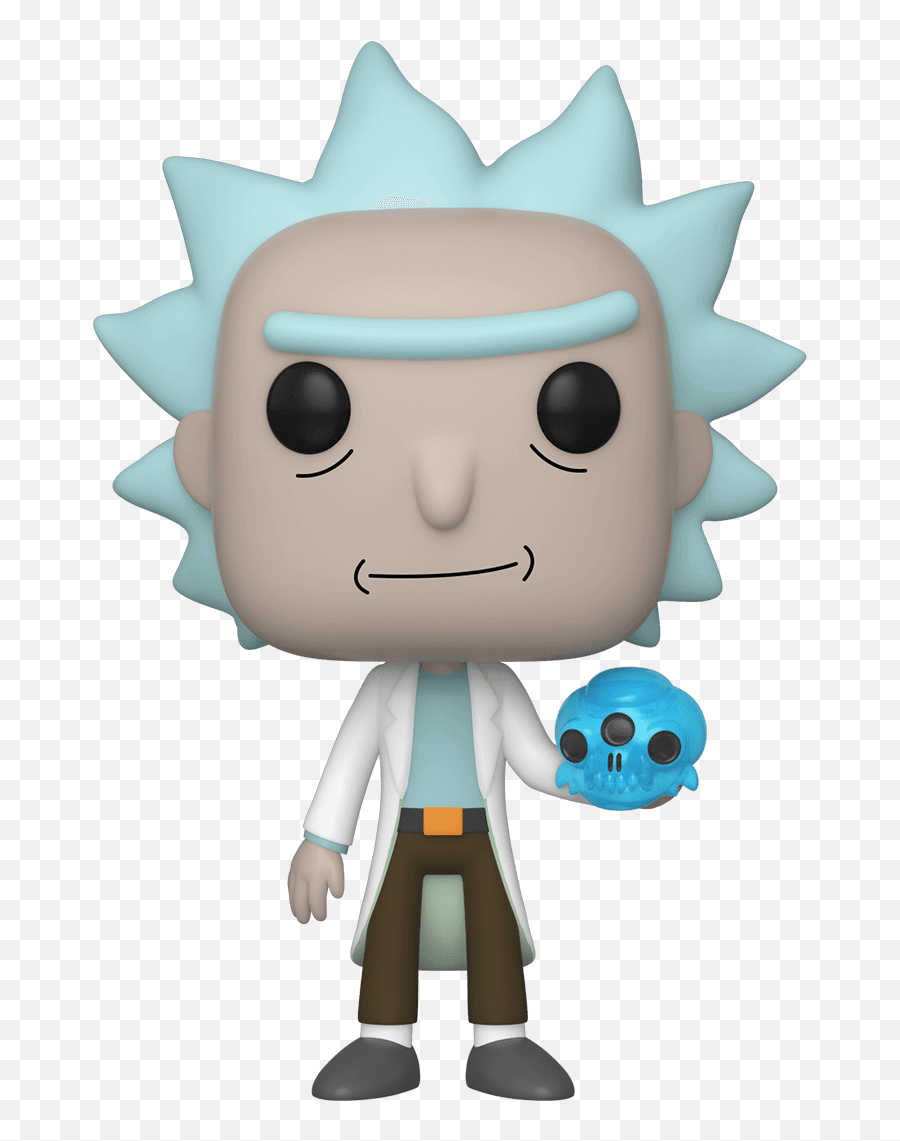 Rick And Morty Skull Funko Pop Vinyl In A Box Us - Rick And Morty Funko Pop Rick With Crystal Skull Png,Mr Meeseeks Icon