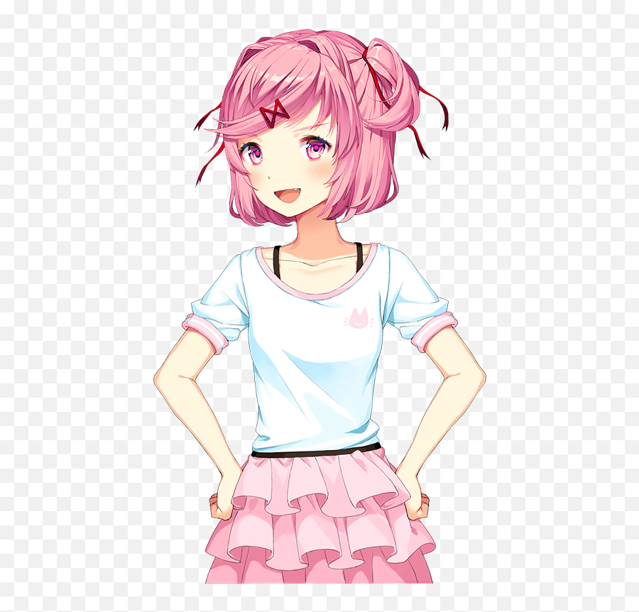 Pin - Ddlc Sprites Natsuki Png,Doki Doki Literature Club Logo Png