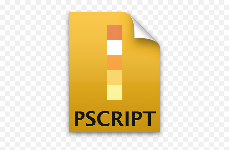 Postscript - Vertical Png,Postscript Icon
