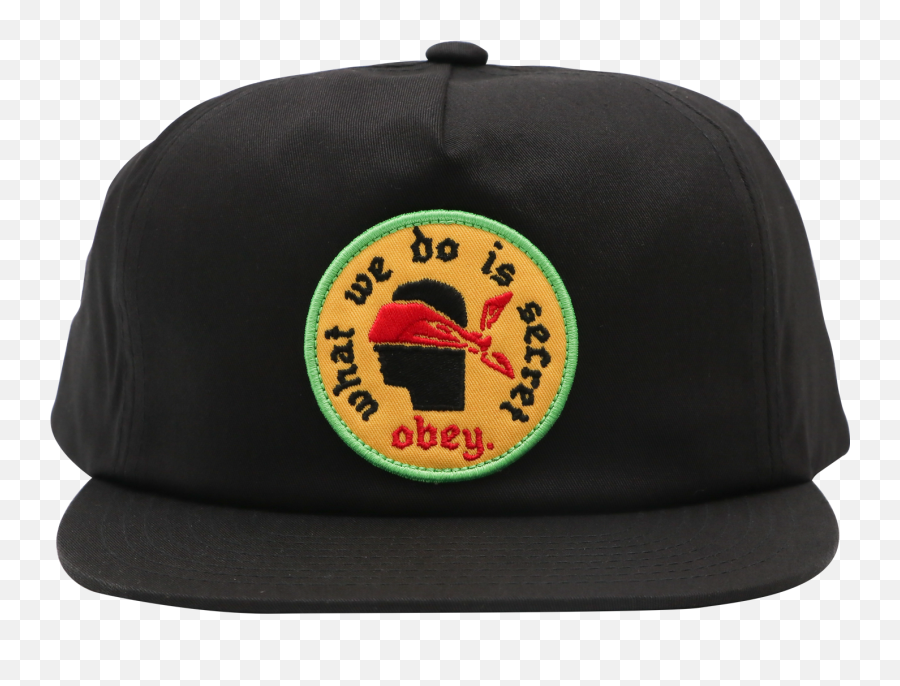 Obey Secret Snapback Black - Baseball Cap Png,Obey Hat Transparent
