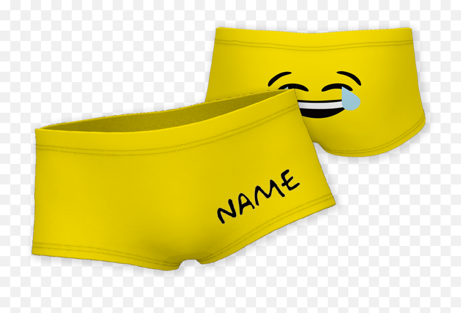 Emoji Kidu0027s Custom Name Boxer Short - Face With Tears Of Joy Emoji Png,Joy Emoji Transparent