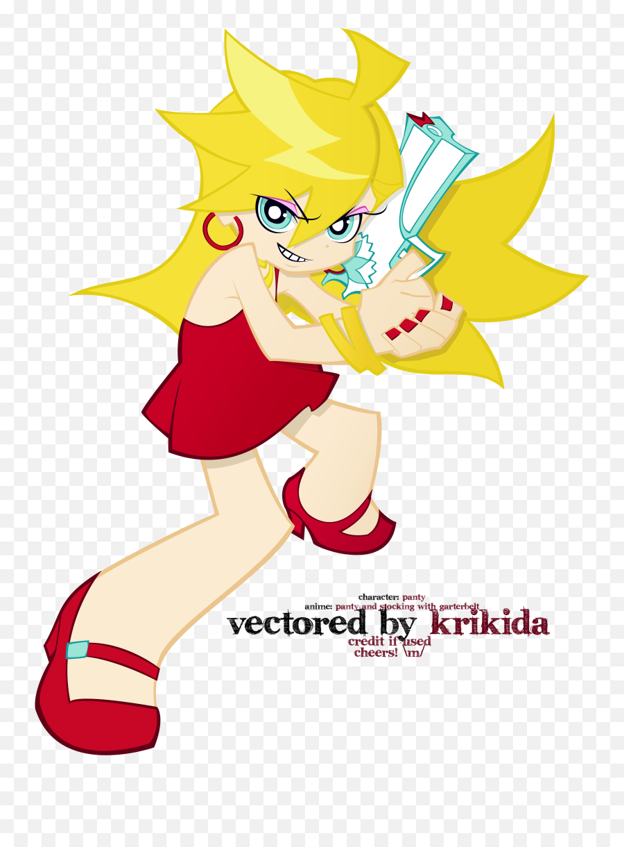 Panties Guns Dress Vectors Transparent Anarchy Panty - Panty Anarchy Png,Stocking Anarchy Icon