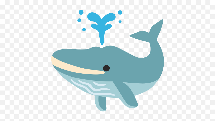 Spouting Whale Emoji - Spouting Whale Emoji Png,Whatsapp Emoji Icon Vector