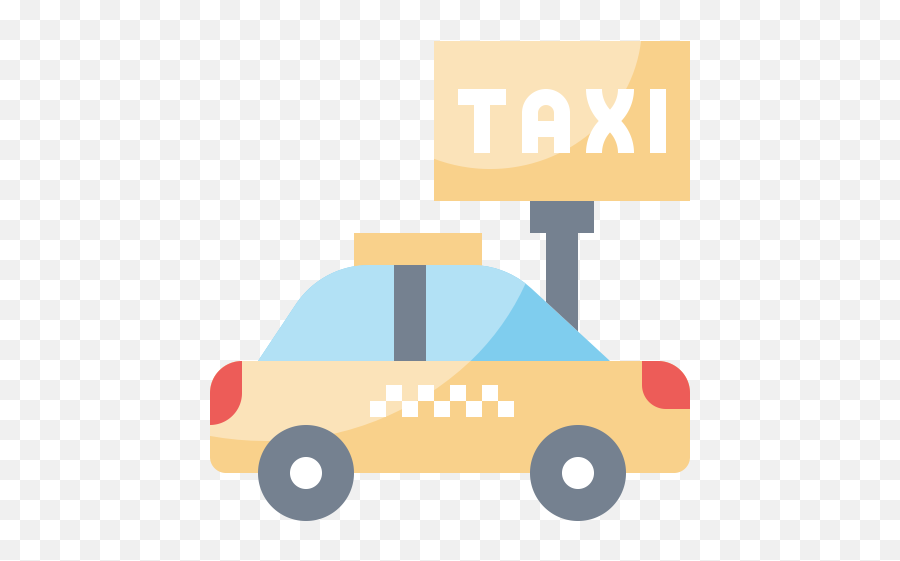 Automobile Cab Car Taxi Transportation Vehicle Icon - Illustration Png,Cab Png