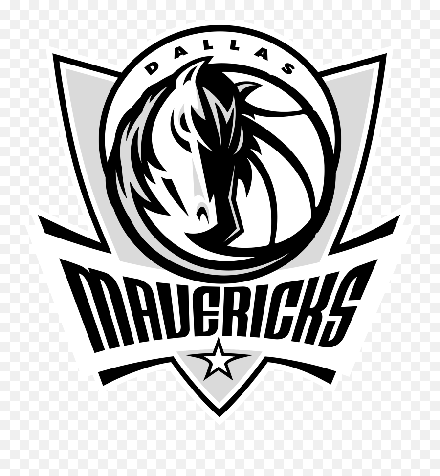 Download Dallas Cowboys Clipart Black And White - Dallas Logo Dallas Mavericks Png,Dallas Cowboys Logo Images