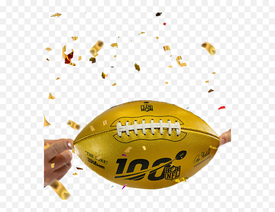 Nfl 100 - Nfl 100 Golden Football Png,American Football Png