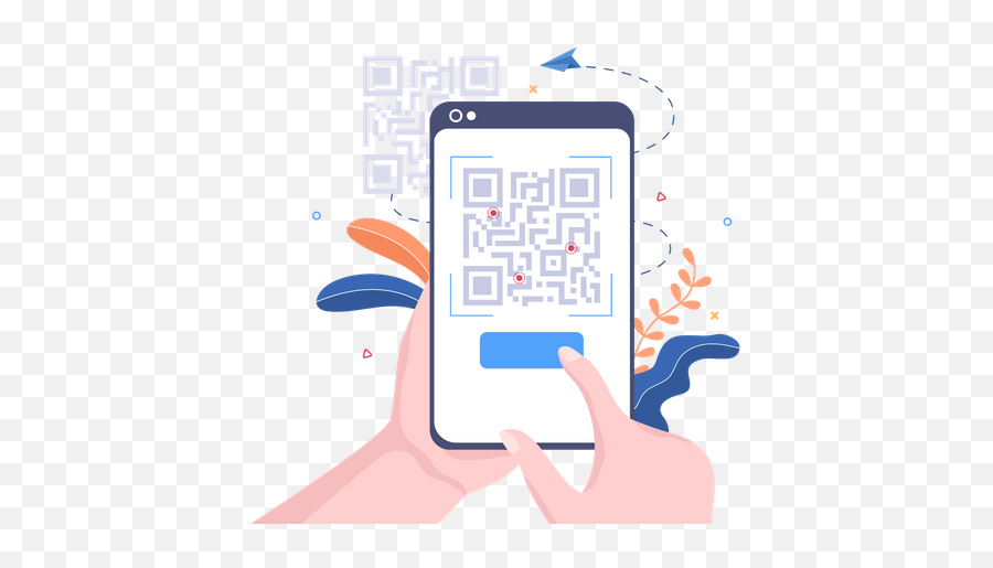 Qr Code Scanner Icon - Download In Doodle Style Language Png,Qr Scan Icon