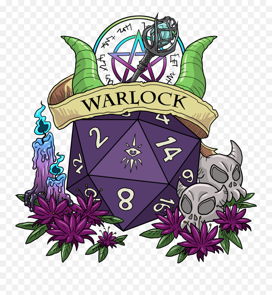 Warlock D20 Du0026d Dungeons And Dragons Disney Fan Art Png Dnd Dice Icon