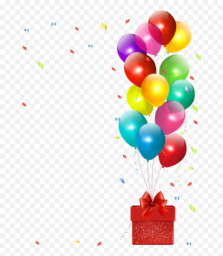 Real Balloons Png Transparent Images - Beautiful Happy Birthday Background,Balloon Png