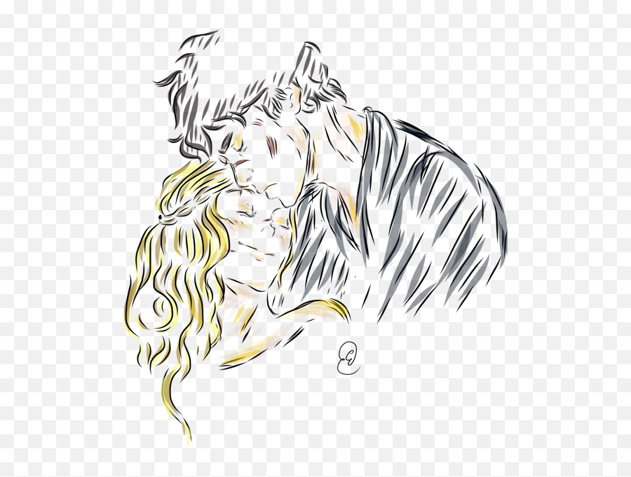 Download Ice Scream - Clarke Griffin And Bellamy Blake Drawing Png,Scream Png