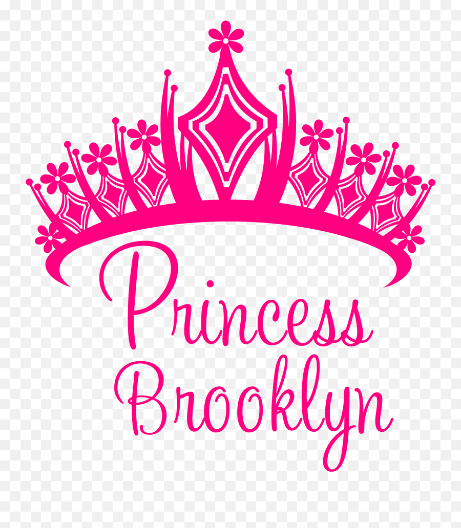 Princess Crown Logo Png - Pink Crown Princess Logo,Princess Crown Png