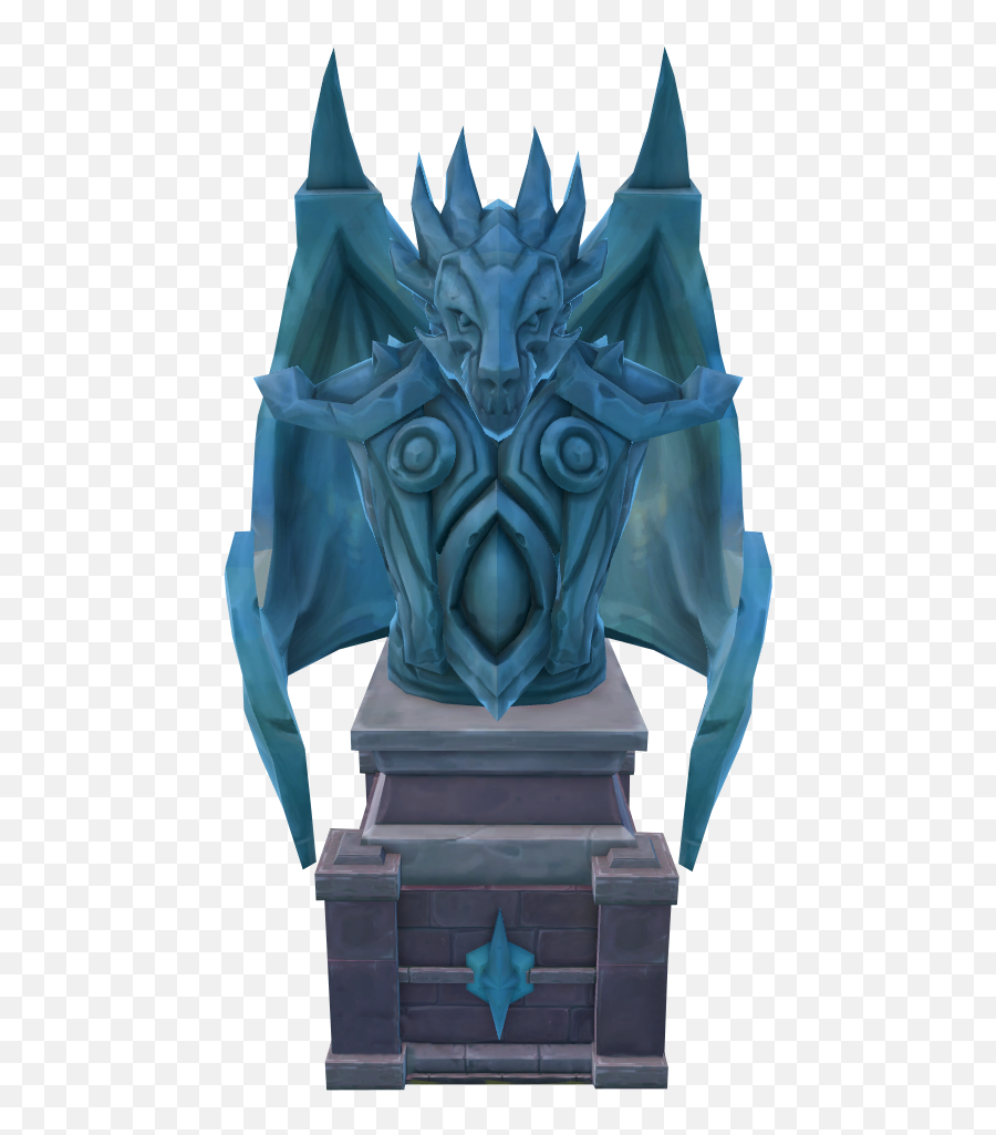 Dragonkin Statue Anachronia - The Runescape Wiki Bust Png,Sculpture Png