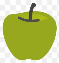 Library Of Green Apple Banner - Transparent Background Green Apple Cartoon Png,Green Apple Png