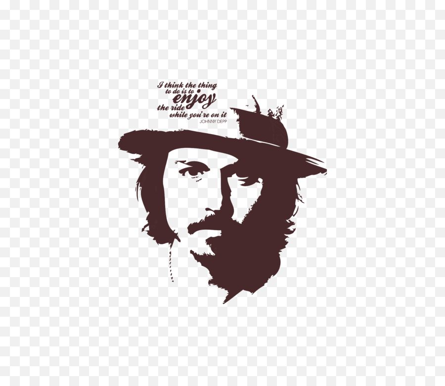 Click And Drag To Re - Famous Black And White Art Png,Johnny Depp Png