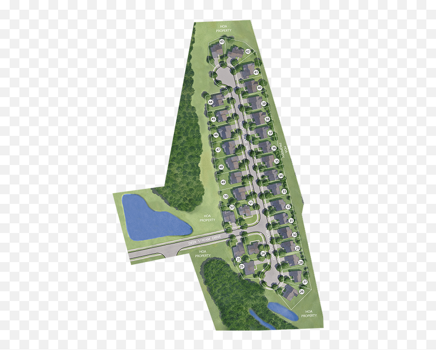 New Construction Home Community Site Plan - Grass Png,Tree Plan View Png