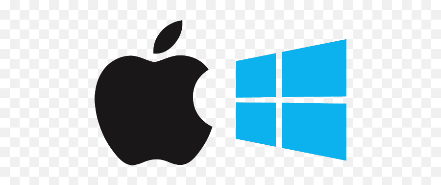 Windows V - Apple Logo With Mobile Png,Operating Systems Logos
