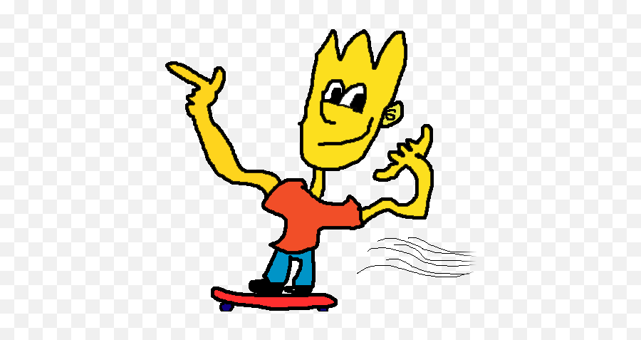 Nirvana Transparent Simpsons Picture - Skateboarding Png,Bart Simpson Transparent