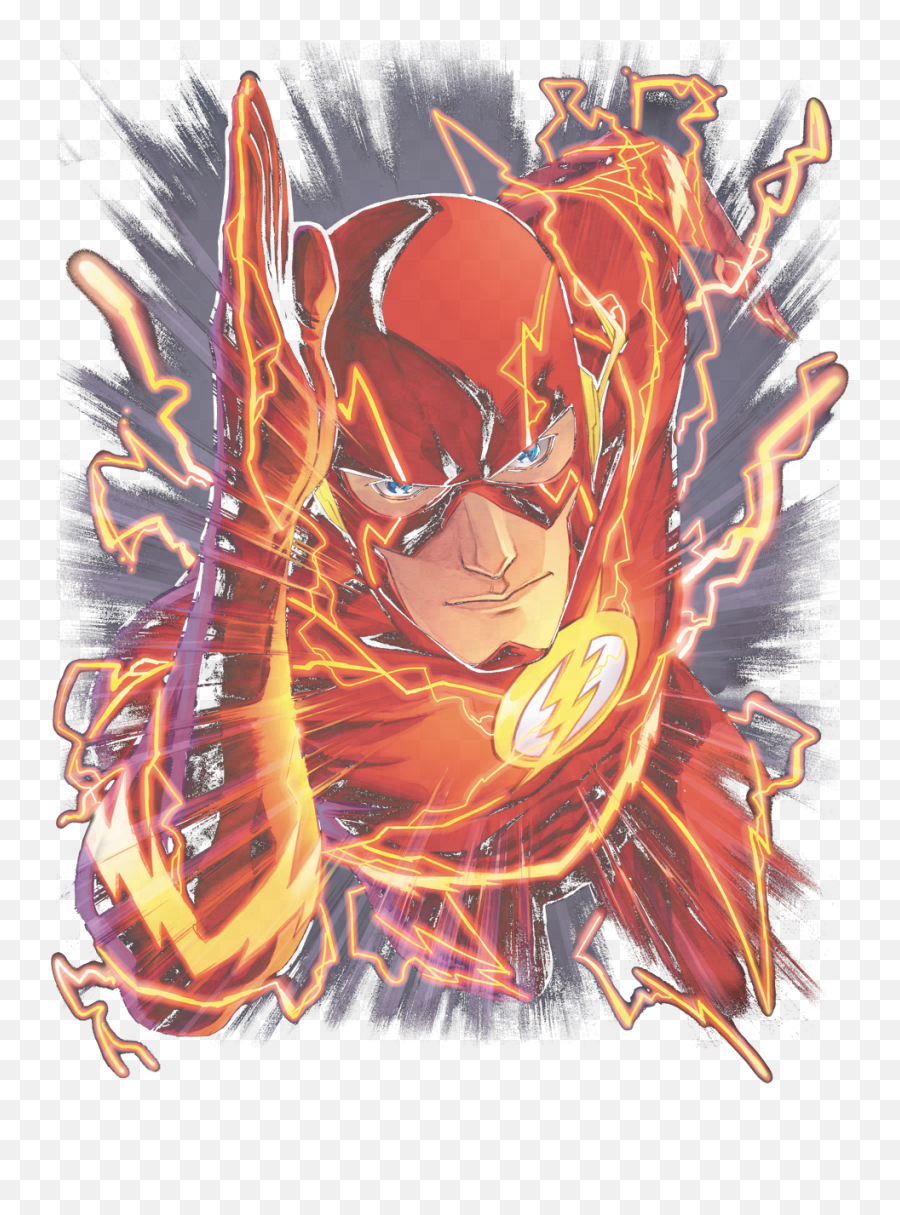Download Hd Justice League Flash - Flash New Comics Flash Comic Poster Png,Muzzle Flash Png