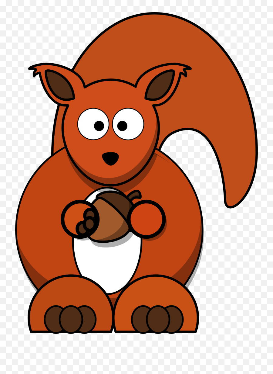 Squirrel Country Acorn - Red Squirrel Clipart Png,Acorn Transparent Background