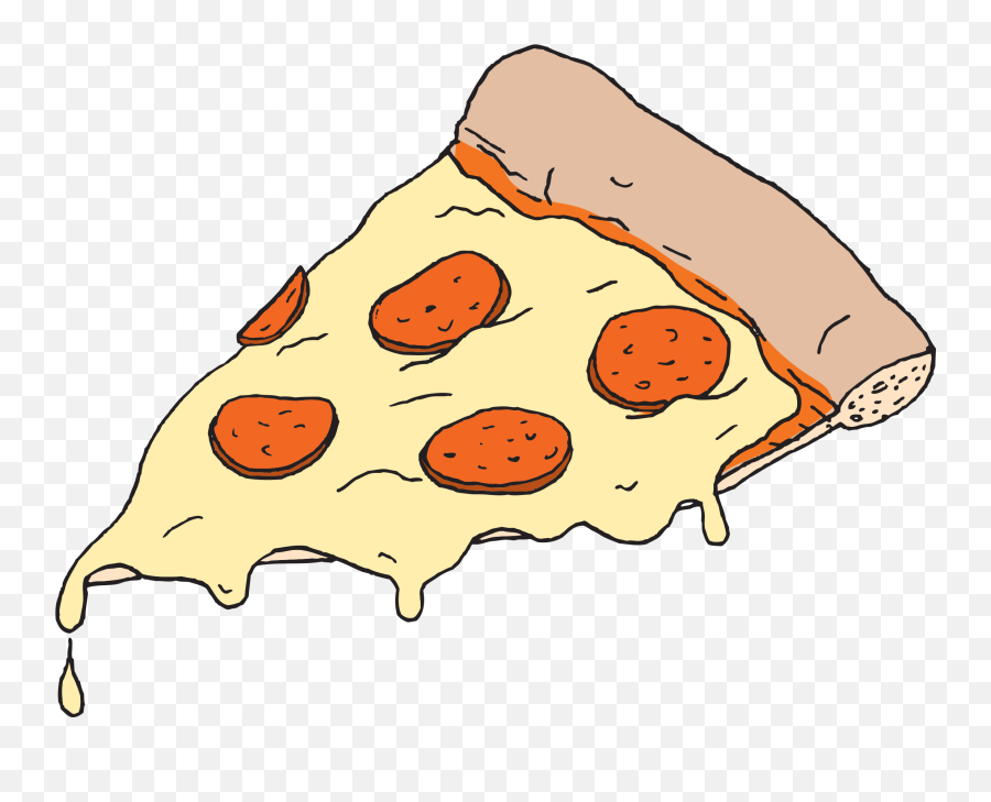 Pizza Slice Tattoo Art Temporary - Pizza Slice Design Png,Pizza Slice Png