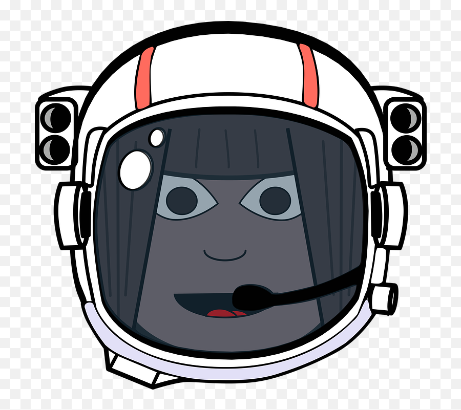 Astronaut Comic Characters Helmet - Free Vector Graphic On Astronaut Helmet Transparent Background Png,Space Helmet Png