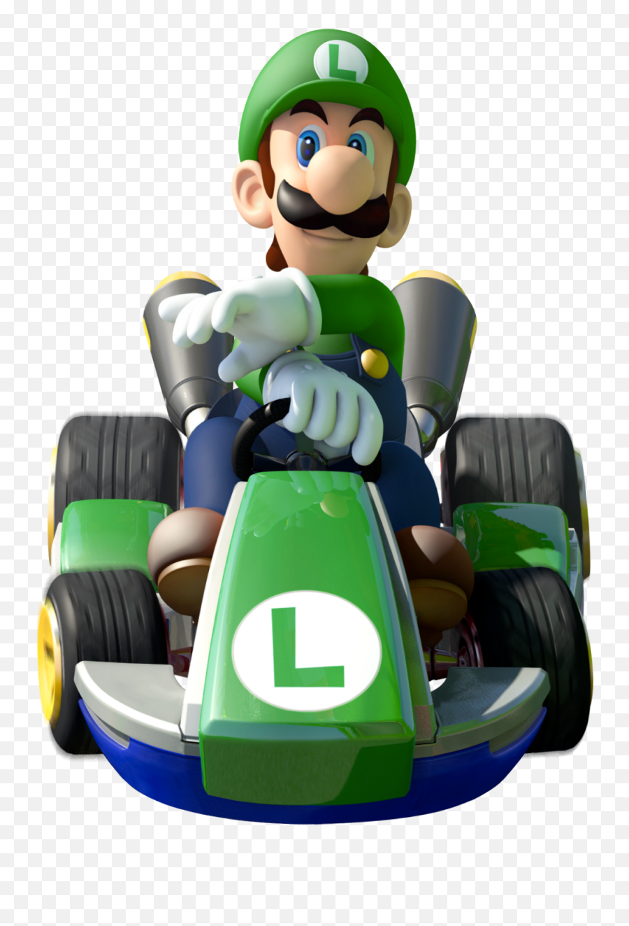 Luigi In Mario Kart 8 - Luigi Mario Kart Png,Mario Kart 8 Deluxe Png