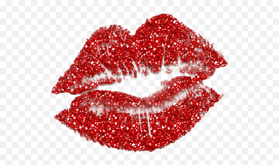 Red Glitter Lips Png Transparent Image - Red Lips Transparent Background,Red Glitter Png