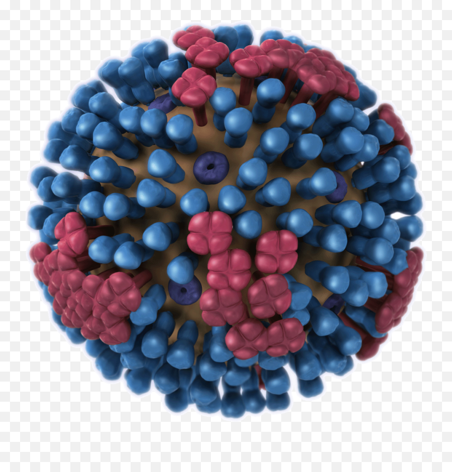 Virus Polio Transparent Png Clipart - H1n1 Influenza Virus,Virus Transparent