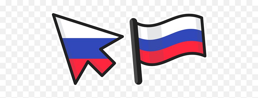 Russia Flag Cursor U2013 Custom Browser Extension - Flag Png,Russian Flag Transparent
