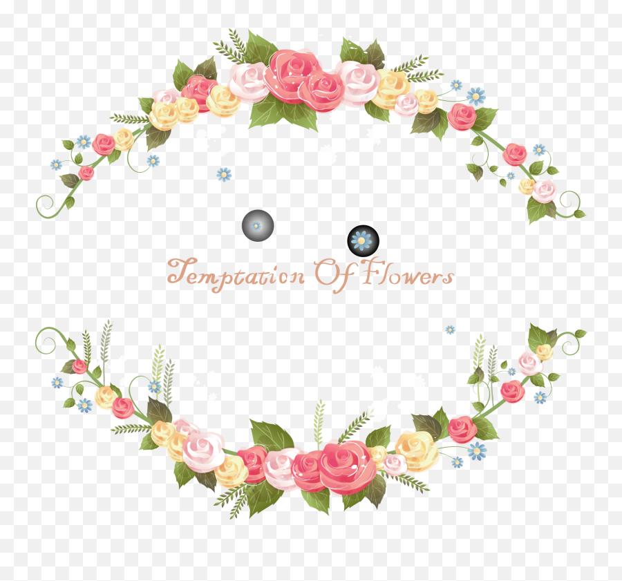 Download Hd Korean Clipart Border - Flores En Arco Flores Para Convite Png,Korean Png