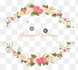 Download Hd Korean Clipart Border - Flores En Arco Flores Para Convite Png,Korean Png