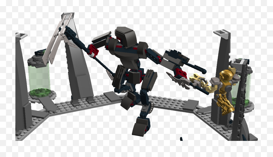 Brickonicle The Battle Of Light And Shadow - Lego Creations Bionicle Mata Nui 3d Png,Bionicle Png