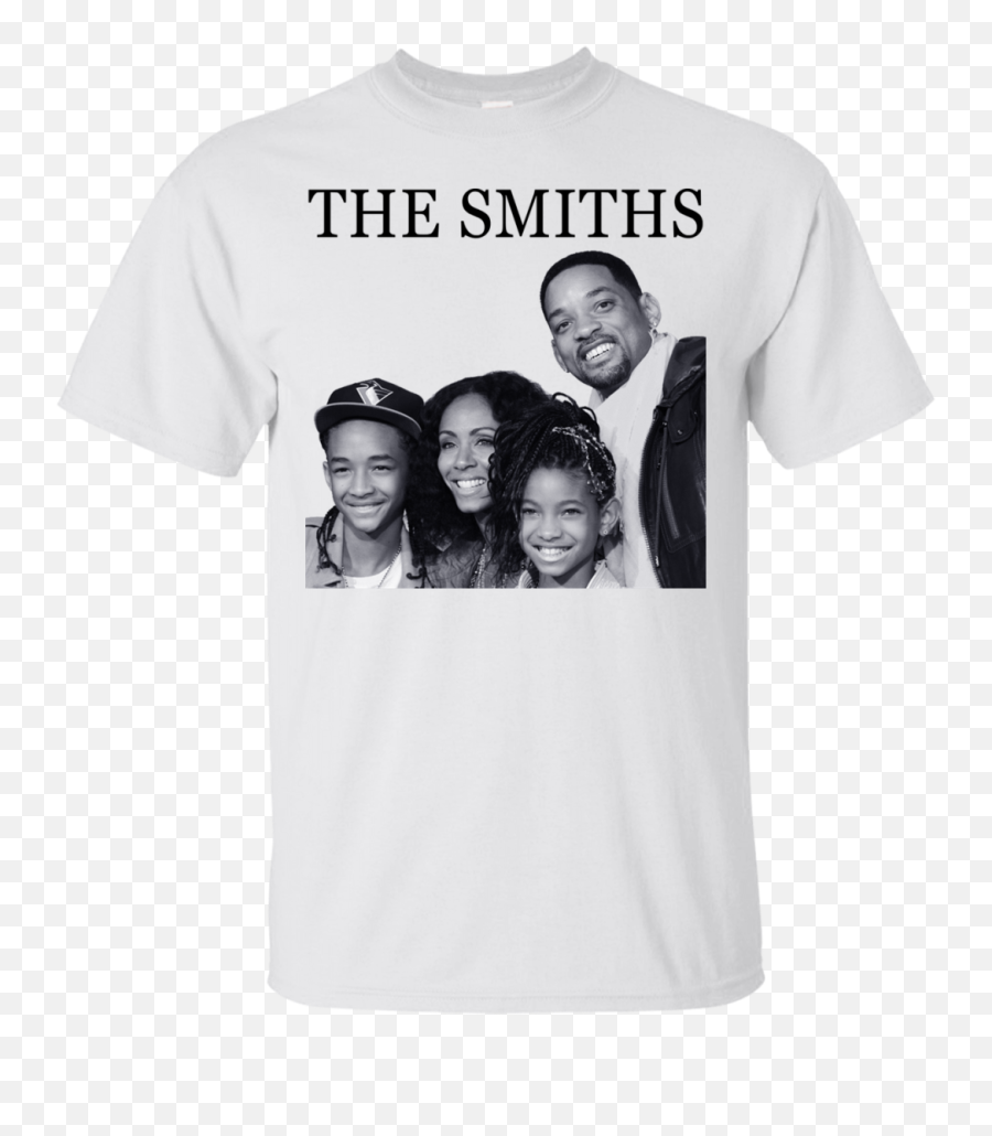 Download The Smiths T Shirt Will Smithu0027s Family - Tee Shirt Will Smith The Smiths Png,White T Shirt Transparent Background