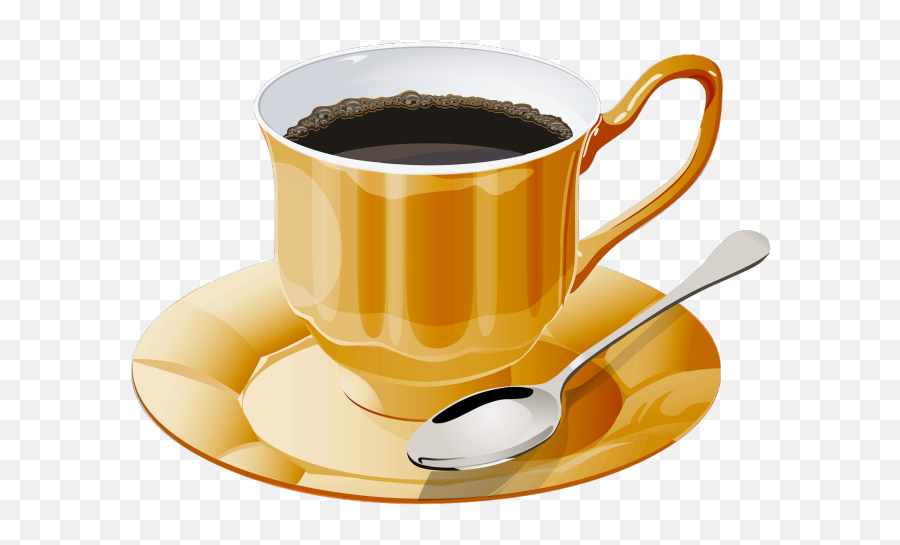 Teacup Clipart Png Tumblr - Yellow Cup Of Coffee Full Size Coffee Clipart Png,Teacup Png