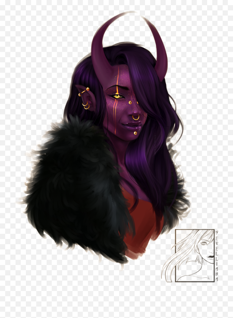 Fileplum Tieflingpng - White Tiefling Mask,Plum Png