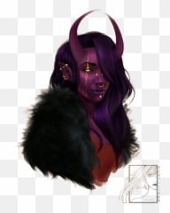 Fileplum Tieflingpng - White Tiefling Mask,Plum Png