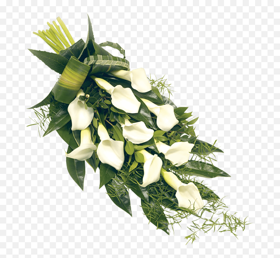 Calla Lily Sheaf - Simple Funeral Flower Arrangements Png,Calla Lily Png